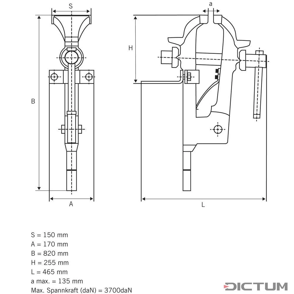 Étau De Serrage Forgé 4 Étau De Serrage Forgé – Image 2