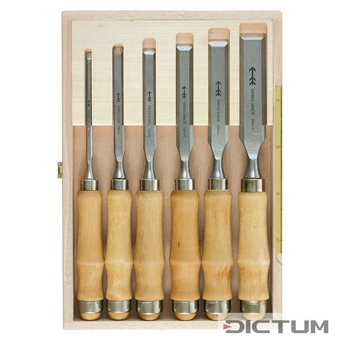 Ciseaux à Bois Pfeil, Jeu De 6 Pièces 3 Ciseaux à Bois Pfeil, Jeu De 6 Pièces