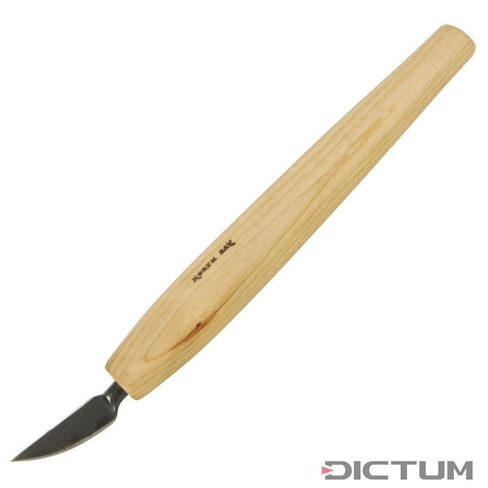 Couteau De Sculpture Amérindien (Mettgar), Couteau Légérement Courbé 3 Couteau De Sculpture Amérindien (Mettgar), Couteau Légérement Courbé