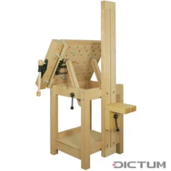 Banc De Sculpture DICTUM Avec Potence -Outils Série Boutique 706145 04 P WE 8 DICTUM Bildhauerbank WZ jpg