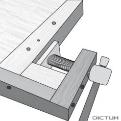 Lake Erie Toolworks Wood Shoulder Vice Presse D'établi, Standard -Outils Série Boutique 706176 01 G WE 8 Lake Erie Toolworks Wood Shoulder Vice Bankzange Standard WZ jpg
