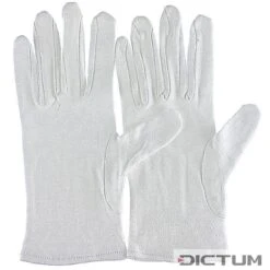 Gants En Coton, Extra-minces, 12 Pièces, Taille M