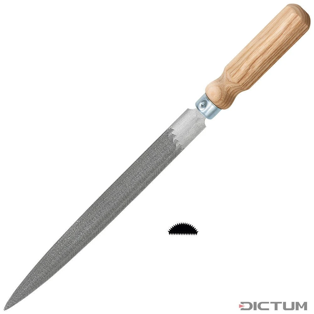 Lime Demi-ronde Glardon / Vallorbe, Piqué 0, Poignée En Frêne 3 Lime Demi-ronde Glardon / Vallorbe, Piqué 0, Poignée En Frêne