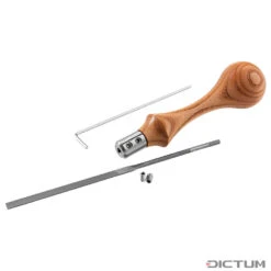 Manche P. Lime Matthias Fenner Avec Syst. De Chang. Rapide De Lame, Orme/titane -Outils Série Boutique 718844 02 A WE 8 Matthias Fenner Feilenheft mit Schnellwechselaufnahme R ster Titan WZ jpg