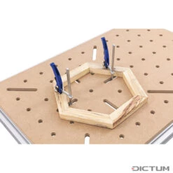 Table Multifonctions DICTUM PRO, Gabarit De Perçage X61, MDF, Marron -Outils Série Boutique 728761 01 A WE 8 DICTUM Multifunktionstisch PRO Lochmuster X61 WZ jpg c3