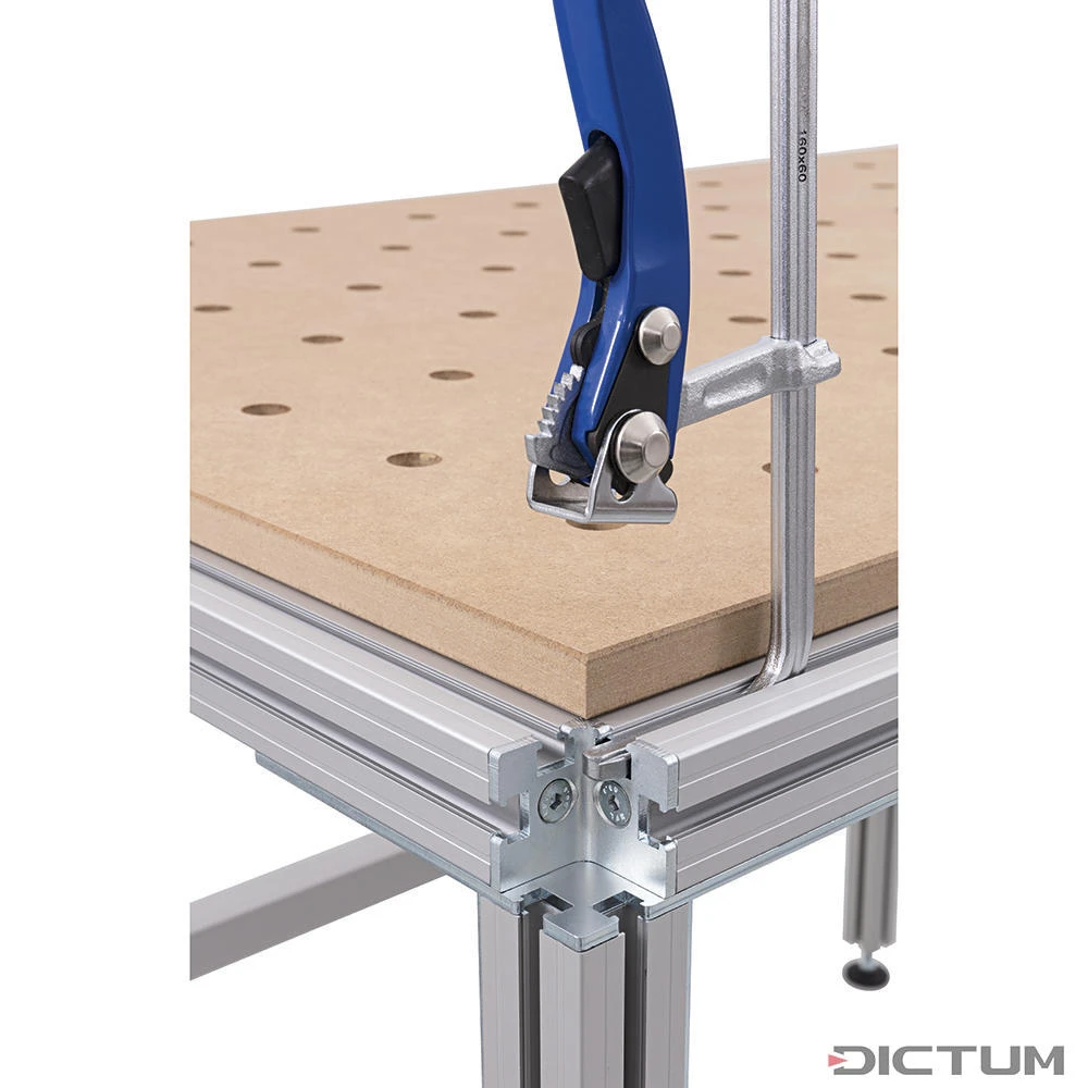 Table Multifonctions DICTUM PRO, Gabarit De Perçage 77, MDF, Marron 4 Table Multifonctions DICTUM PRO, Gabarit De Perçage 77, MDF, Marron – Image 2