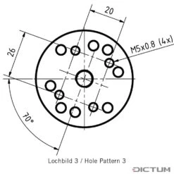 Poteau De Montage DICTUM SSP Pour Serre-joint Rapide -Outils Série Boutique 728990 03 G WE 8 DICTUM Montagepfosten SSP f r Schnellspanner WZ jpg
