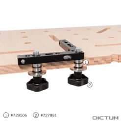 Équerre De Serrage Universelle 90/45, 2 Pièces -Outils Série Boutique 729529 05 A WE 8 Universal Spannwinkel 90 45 2 St ck WZ jpg