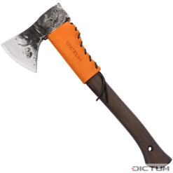 Rêv. Cuir P. Manche Hachette For. DICTUM » Forst Edition «, Cuir Buffle, Orange -Outils Série Boutique 730885 01 A WE 8 DICTUM Axt Collar f r Forstbeil Forst Edition B ffelleder orange WZ jpg
