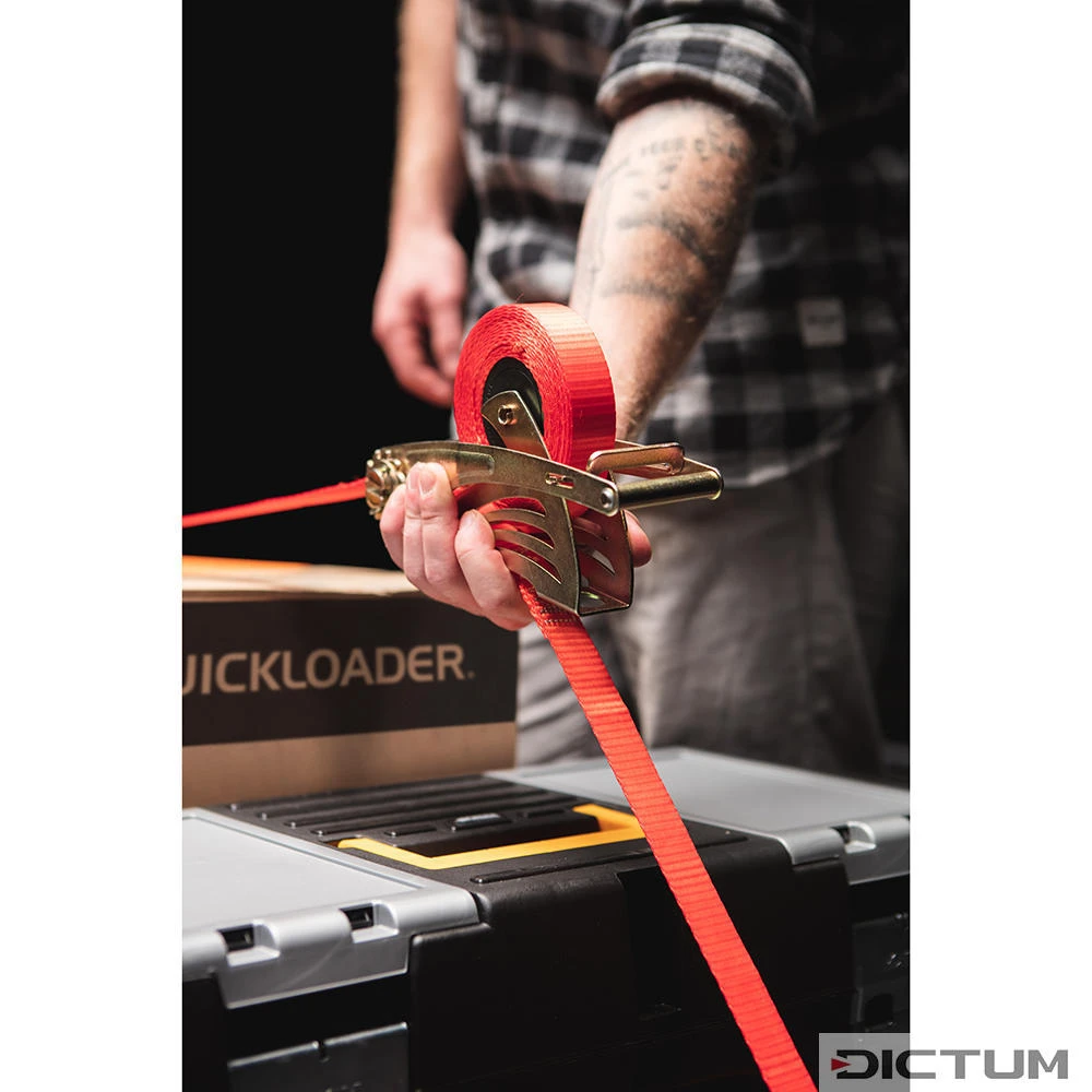 Sangle D'arrimage QUICKLOADER Avec Mécanisme D'enroulement, 800 Kg, 4,2 M/1 P. 5 Sangle D'arrimage QUICKLOADER Avec Mécanisme D'enroulement, 800 Kg, 4,2 M/1 P. – Image 3